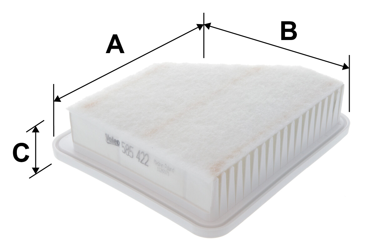 Filtro aria - 585422 VALEO